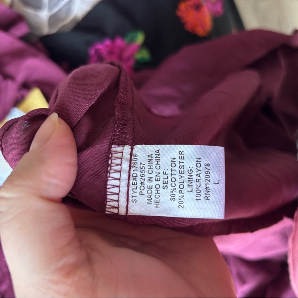 entro Plum Ruffle V-Neck Mini Dress - Picture 9 of 9